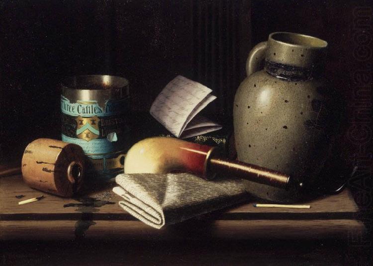 Still Life with Three Castles Tobacco, William Michael Harnett